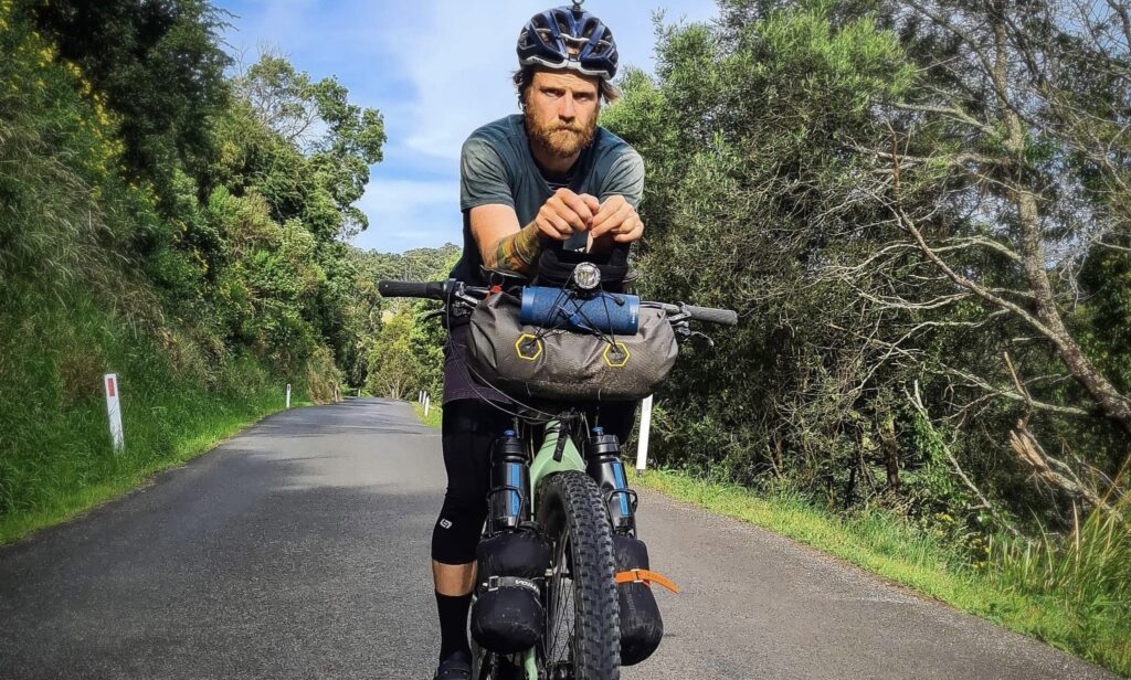 Photograph of Ben Cadby, who is an endurance cyclist